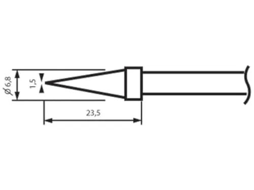Velleman GP Series panne de rechange VTS30LF conique 1,2 mm