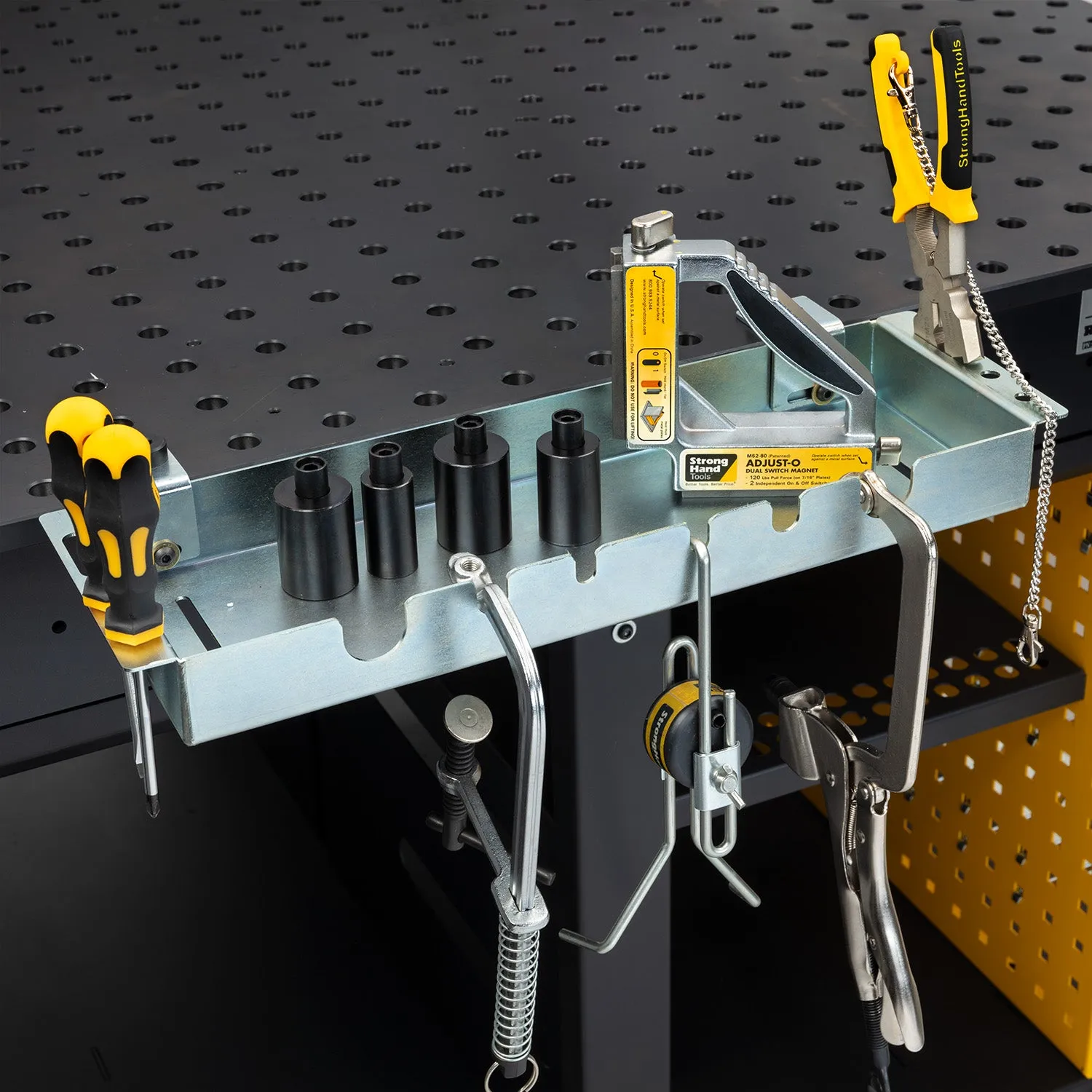 Strong Hand Europe bac à outils acier galvanisé pour Rhino Cart