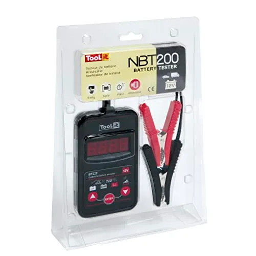 GYS 024168 testeur de batterie 12 V avec colliers plomb