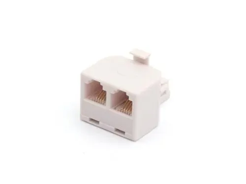 Velleman TCU7 coupleur téléphonique mâle 6P4C vers 2 femelles
