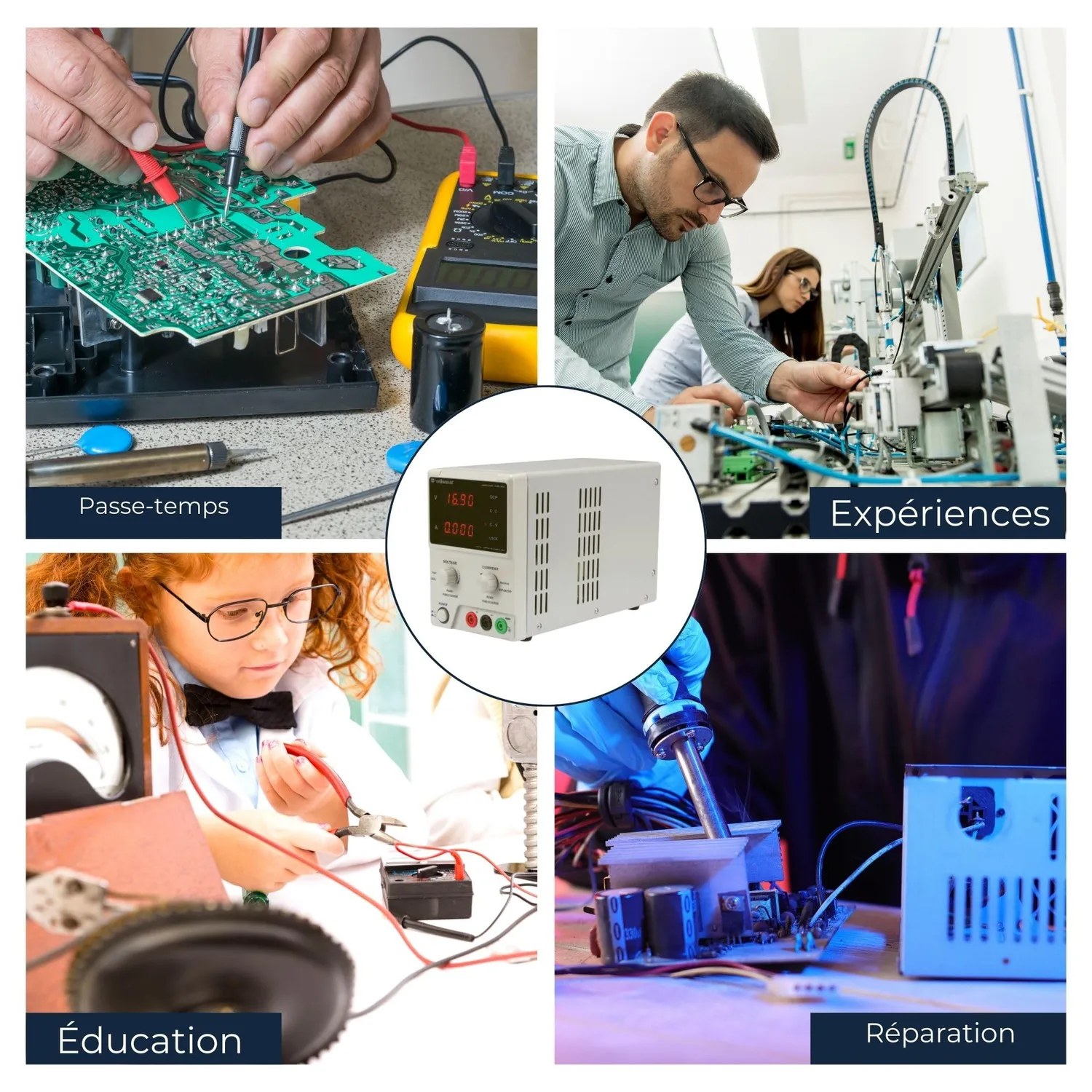 Velleman GP alimentation de laboratoire 0-30V 5A réglable