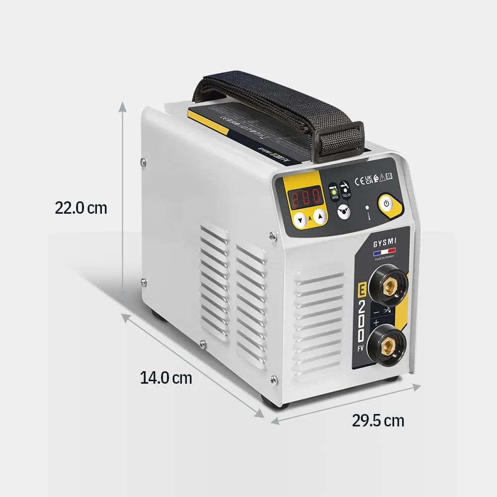 GYS GYSMI E200FV poste à souder MMA 200 A monophasé
