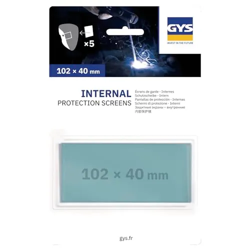 GYS Techno 11 écran interne de masque de soudage 102 × 40 mm lot de 5