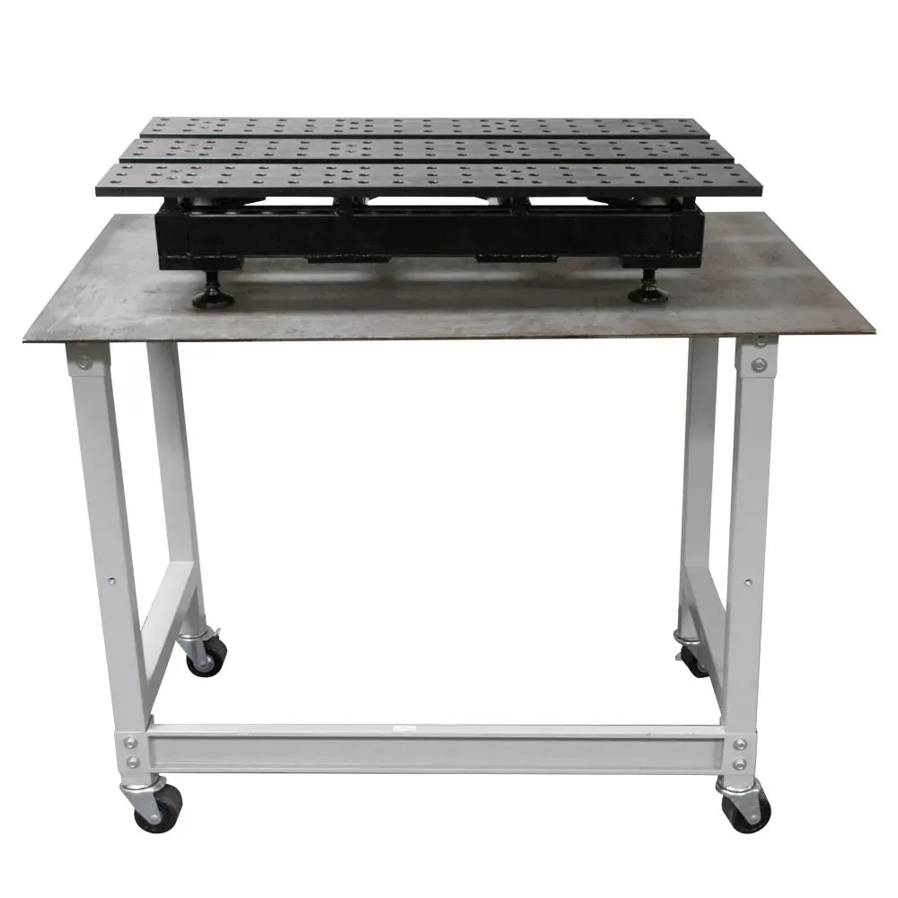 STRONG HAND EUROPE MAX Slotted 2' × 3' table de soudage 5/8 po nitrurée