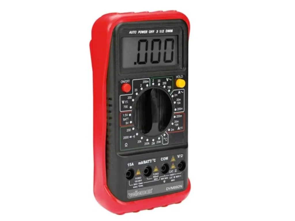 Velleman multimètre numérique mesure température 1999 points
