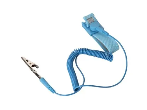 Velleman GP Series bracelet antistatique ajustable bleu 1 MΩ