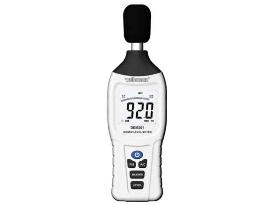 Velleman Sonomètre LCD 30-130 dB extinction auto