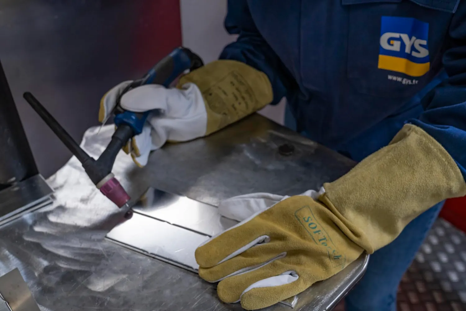 GYS gants de soudage renforcés T9 cuir bovin