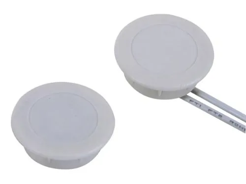 Velleman Edge Lit Series contact magnétique Reed 25 mm blanc NC filaire