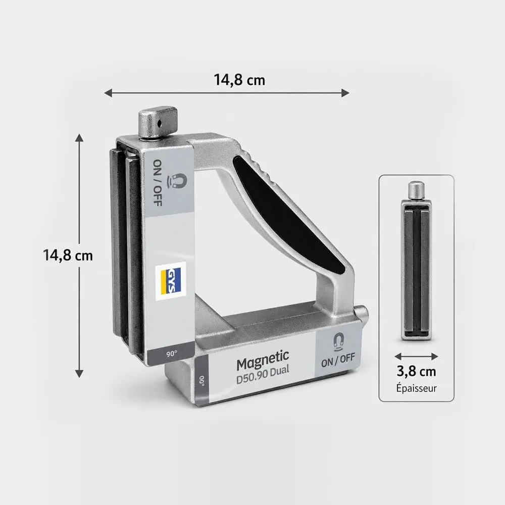 GYS Dual Switch Magnetic D50.90 positionneur de soudage magnétique