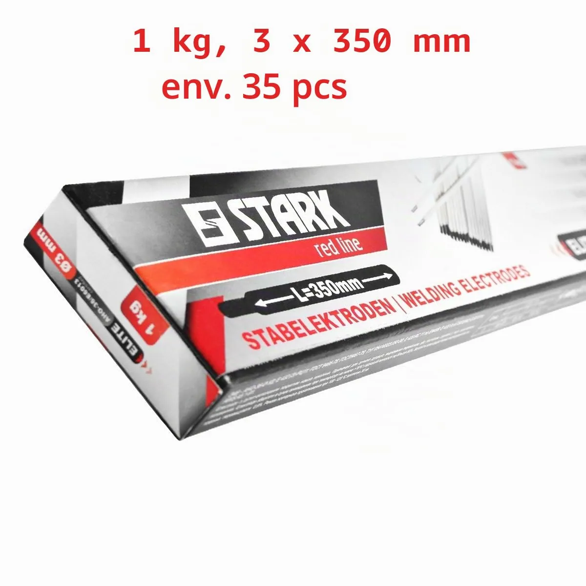 STARK Red Line électrodes rutile 3 x 350 mm 1 kg 35 pièces