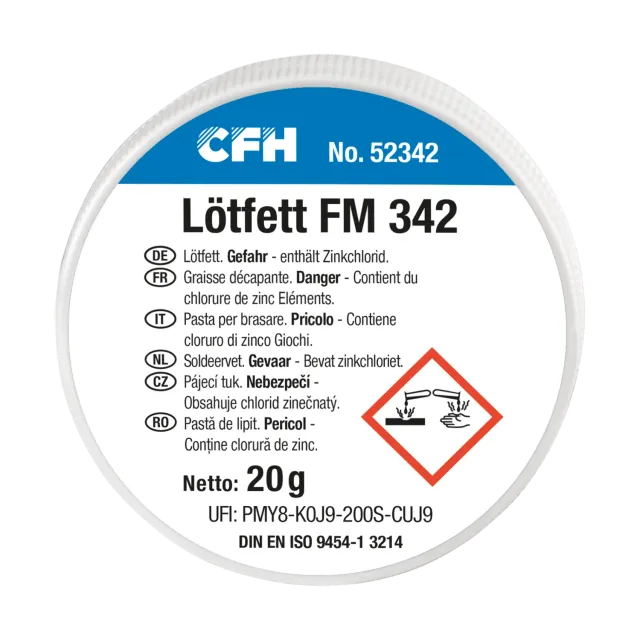 CFH FM 342 graisse à souder 20 g cuivre