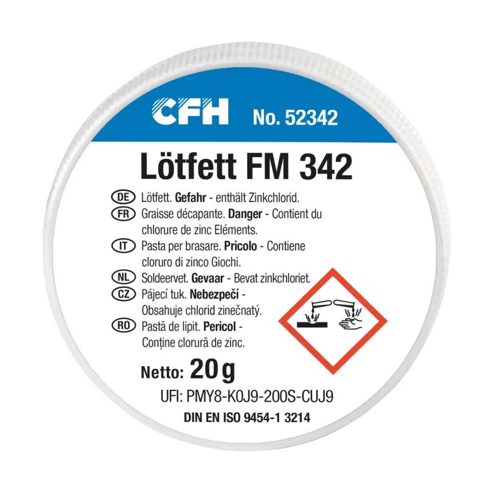 CFH FM 342 graisse à souder 20 g cuivre