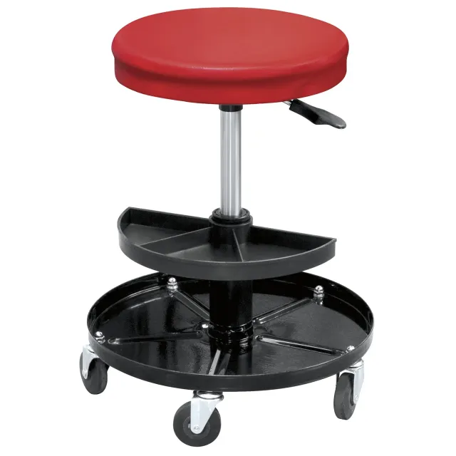 GYS tabouret de carrossier réglable 38 à 50 cm