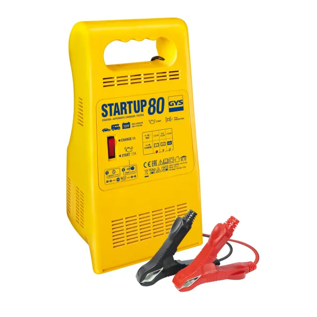 GYS Start Up 80 chargeur démarreur 12/24 V jaune