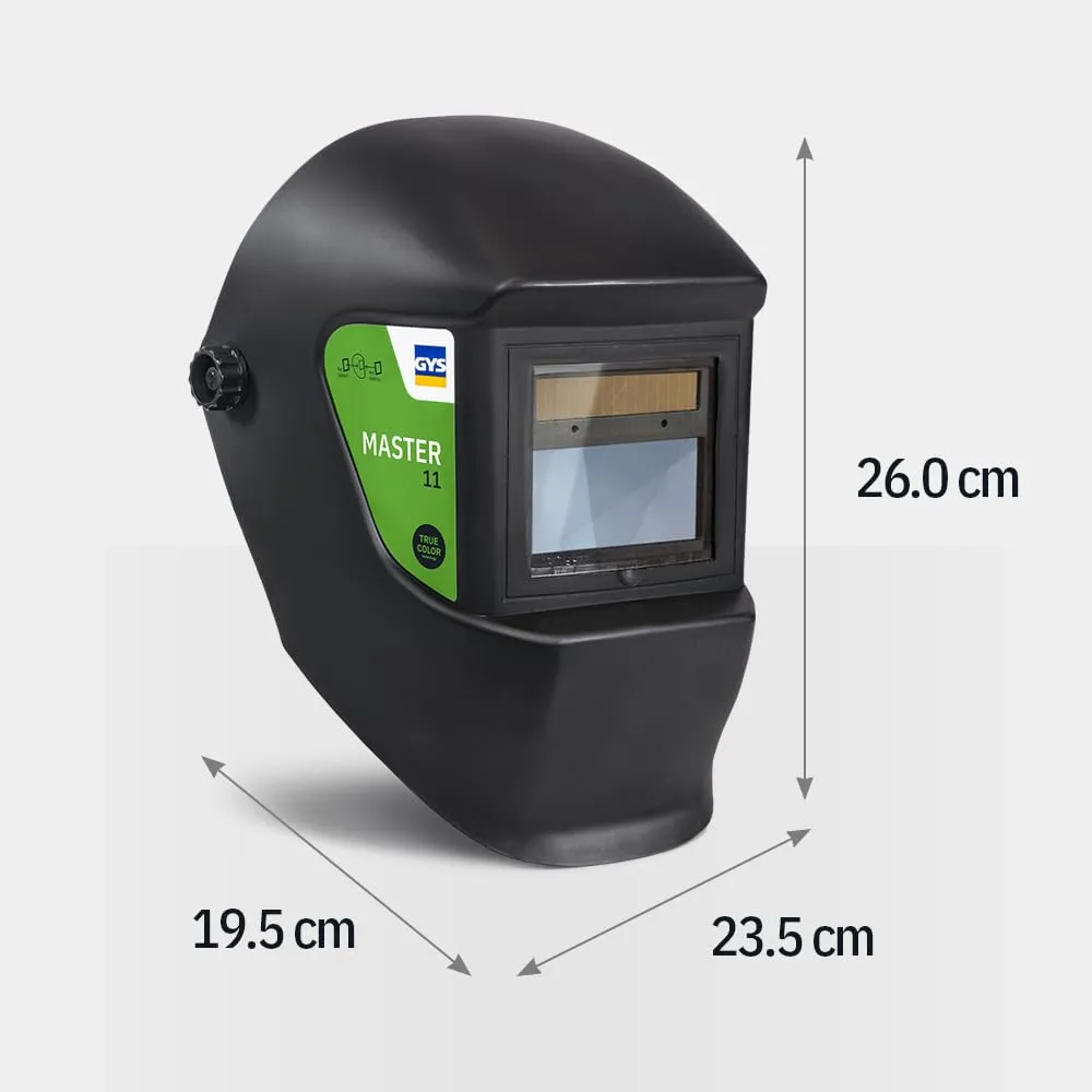 GYS MASTER 11 masque de soudage LCD teinte 11 noir