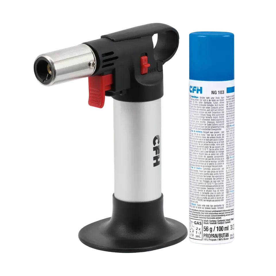 CFH KB 80 chalumeau de cuisine rechargeable 166 g