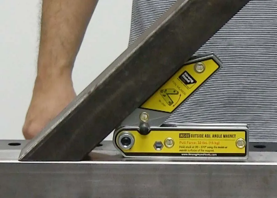 Strong Hand Inside Outside Angle Magnets aimant d’angle fixe 5 po
