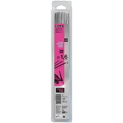 GYS baguettes TIG titane ERTi-2 Ø1,6mm blister 83 pièces