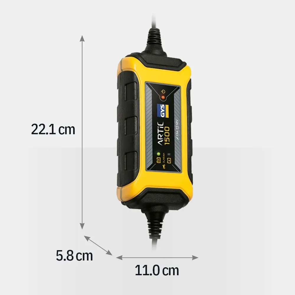 GYS Artic 1500 chargeur batterie 12 V 1,5 A