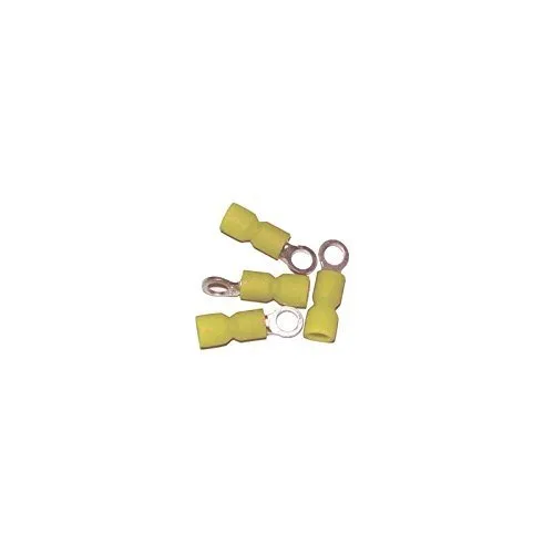 Velleman GP Series cosse à œil 6,4 mm jaune 10 pièces