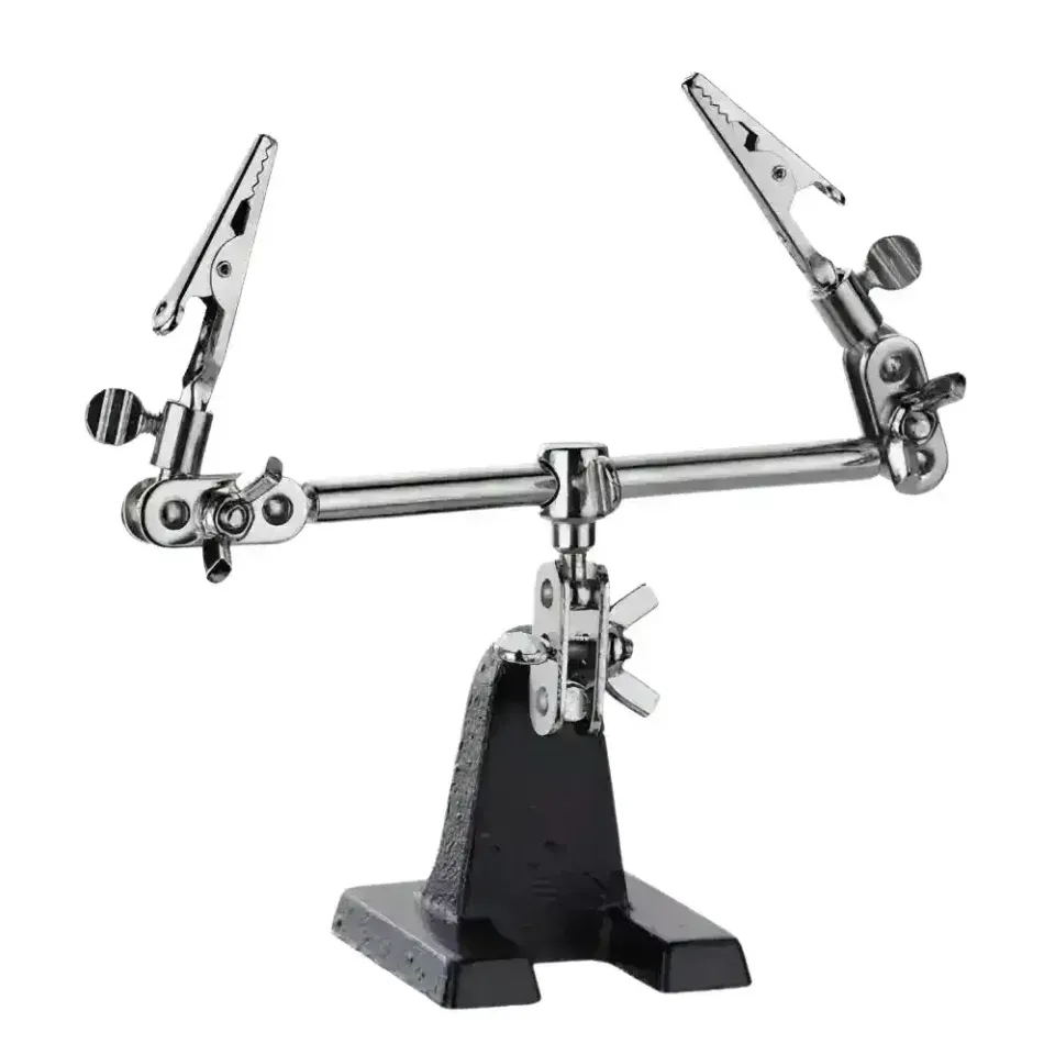 Zhongdi ZD-10F troisième main de soudage avec loupe et pinces orientables
