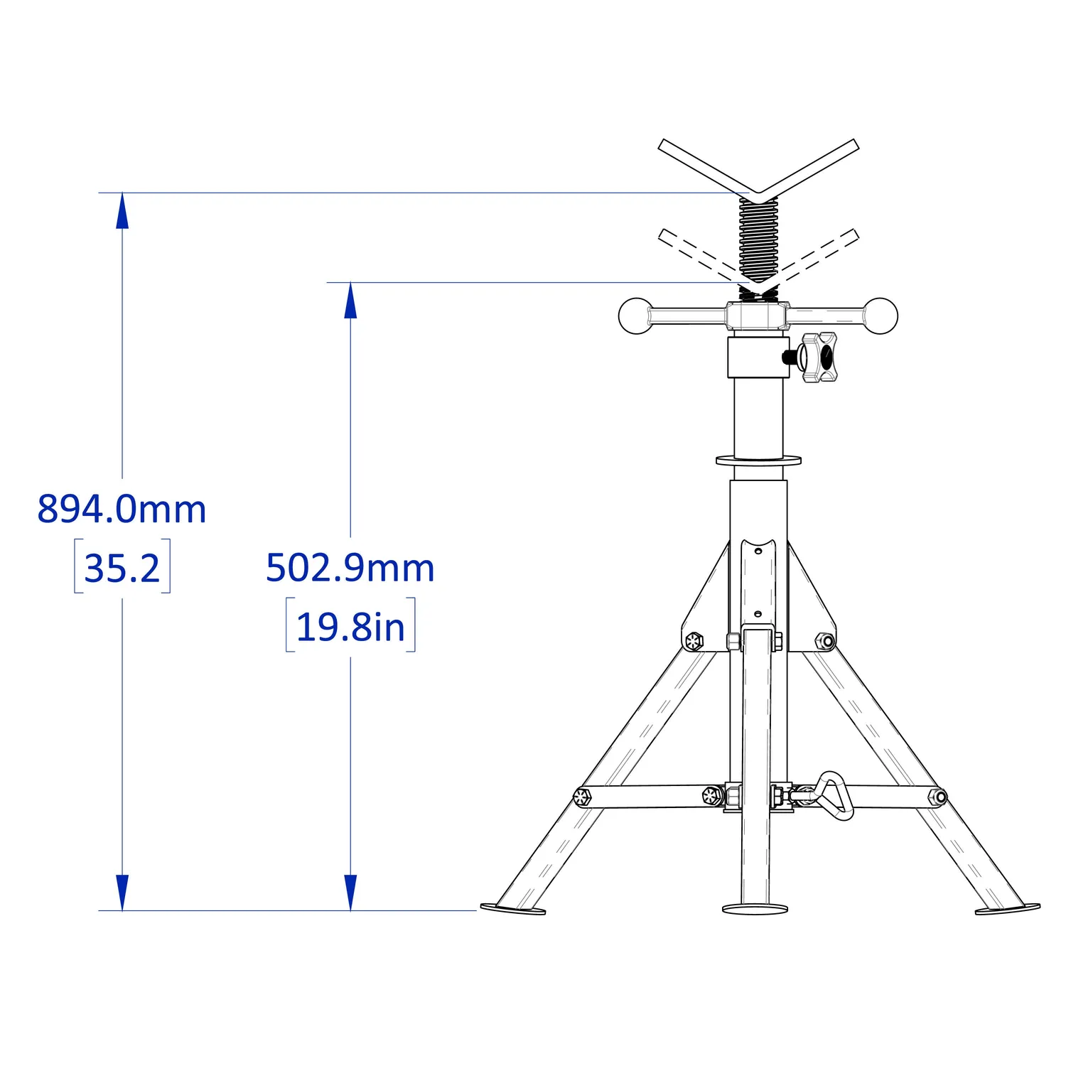 Strong Hand Scout base trépied fixe 2500 lb