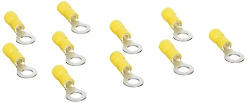 Velleman GP Series cosse à œil 6,4 mm jaune 10 pièces