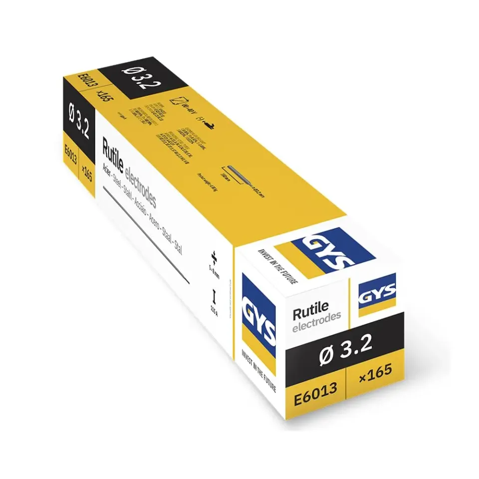 GYS E6013 électrodes soudure rutile Ø3,2 mm étui 165