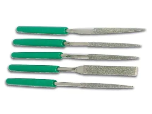 Velleman GP jeu de 5 limes diamantées 120 mm