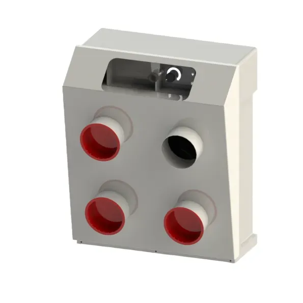 FTM Technologies Hotte multiposte HI4P4S aspiration 4 entrées
