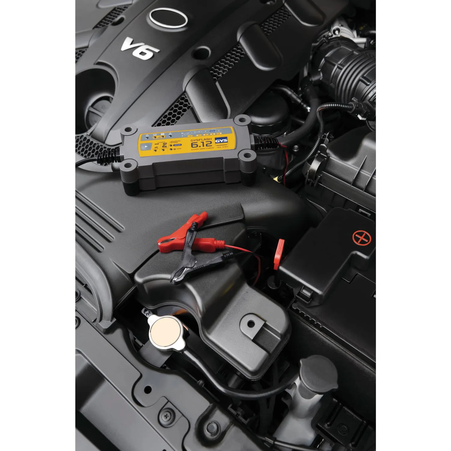 GYS GYSFLASH 6.12 chargeur batterie 12 V 6 A plomb