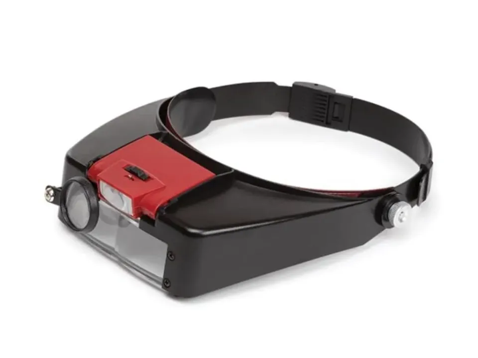 Velleman VTLLAMP loupe frontale LED grossissement 1,8x/2,3x/3,3x