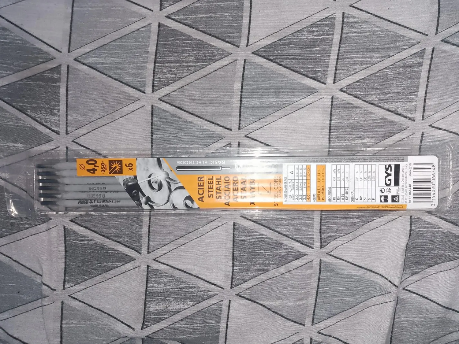 GYS E7018 électrodes MMA basiques Ø4,0mm x6