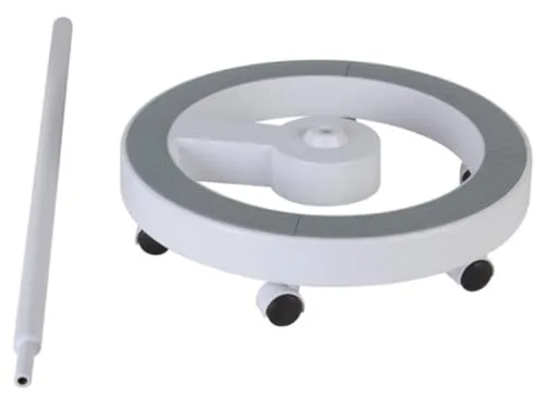 Velleman VTLLAMP support à roulettes pour lampe loupe métal 70 cm