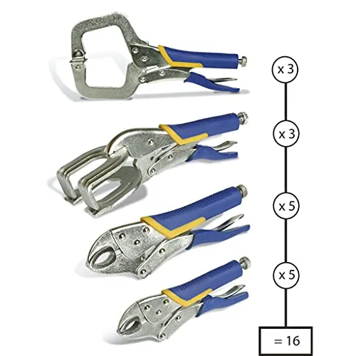 GYS Grip pinces étau étui 16 pièces 050266 pro
