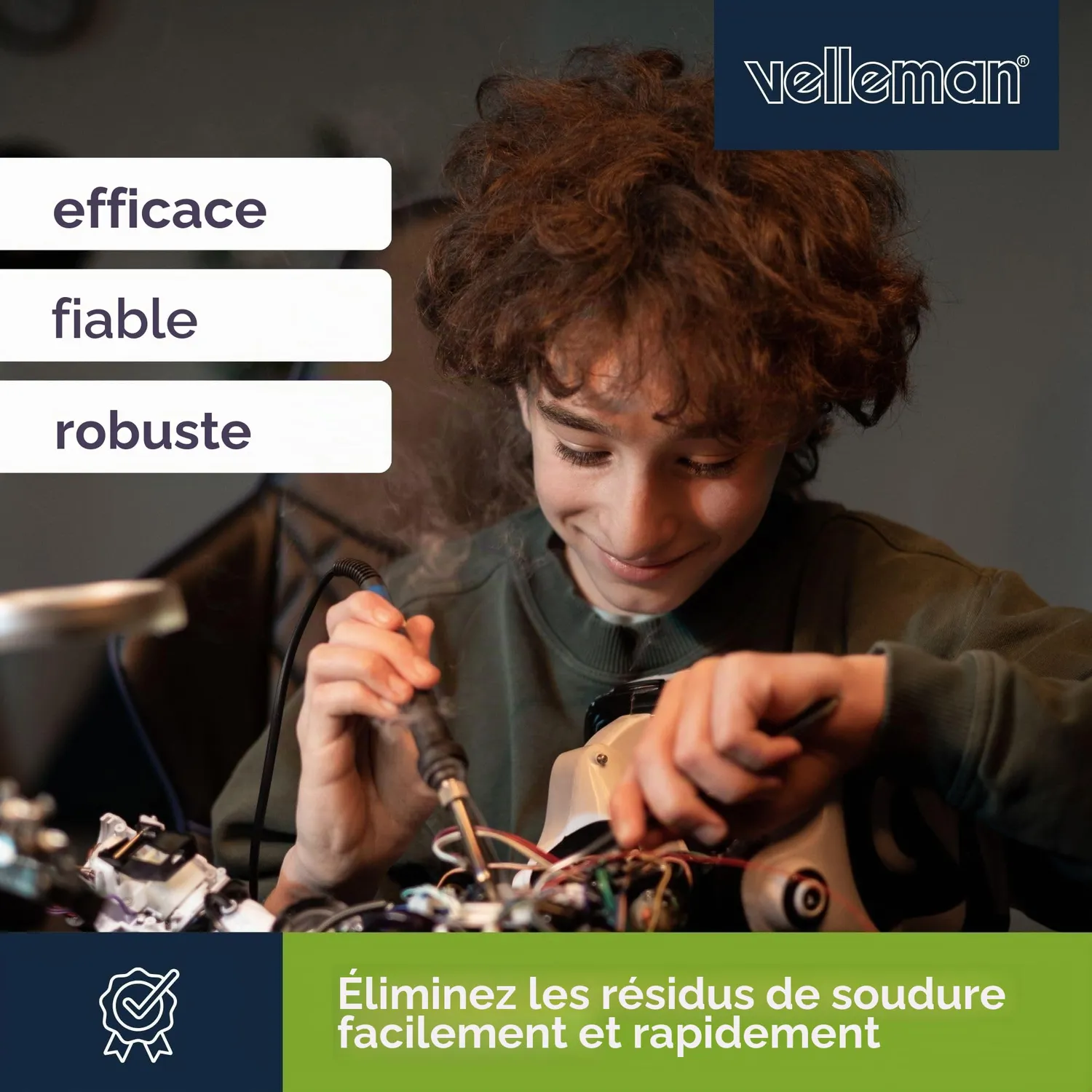 Velleman pompe à dessouder électrique 30 W chauffante