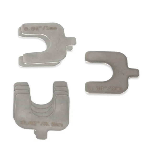 STRONG HAND EUROPE U-Shaped Shims cales en U 7 pièces, épaisseurs graduées