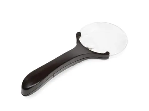 Velleman VTLLAMP loupe à main LED 12 pièces grossissement 2,5x/4x
