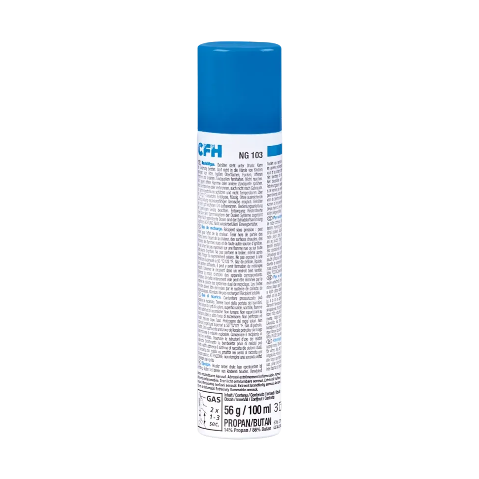 CFH NG 103 gaz de recharge 56 g 100 ml butane-propane