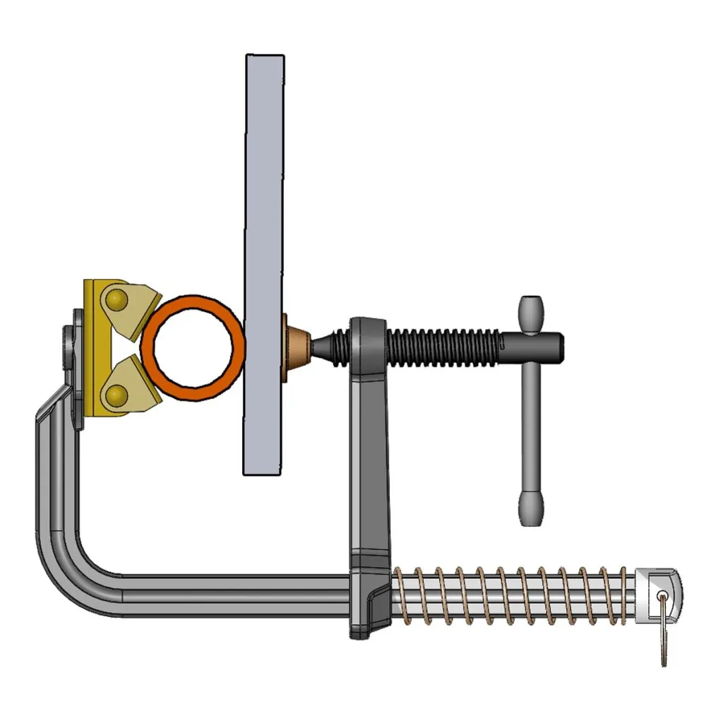 Strong Hand Europe MagSpring pince-ressort 4,5 pouces 300 lb