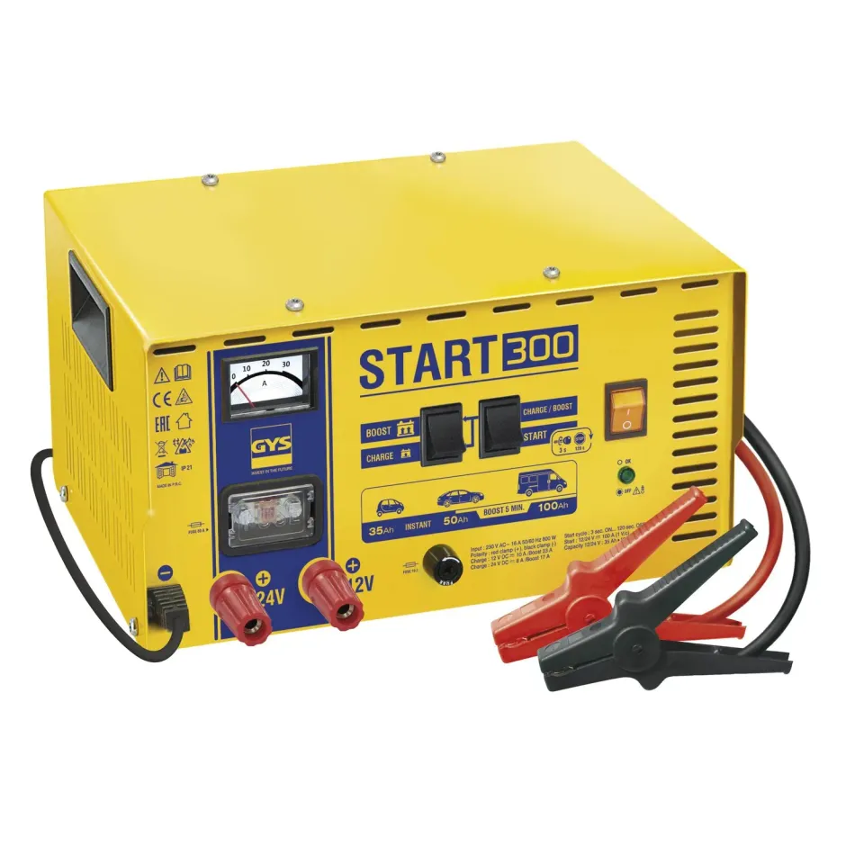 GYS START 300 chargeur démarreur 12/24 V batteries au plomb