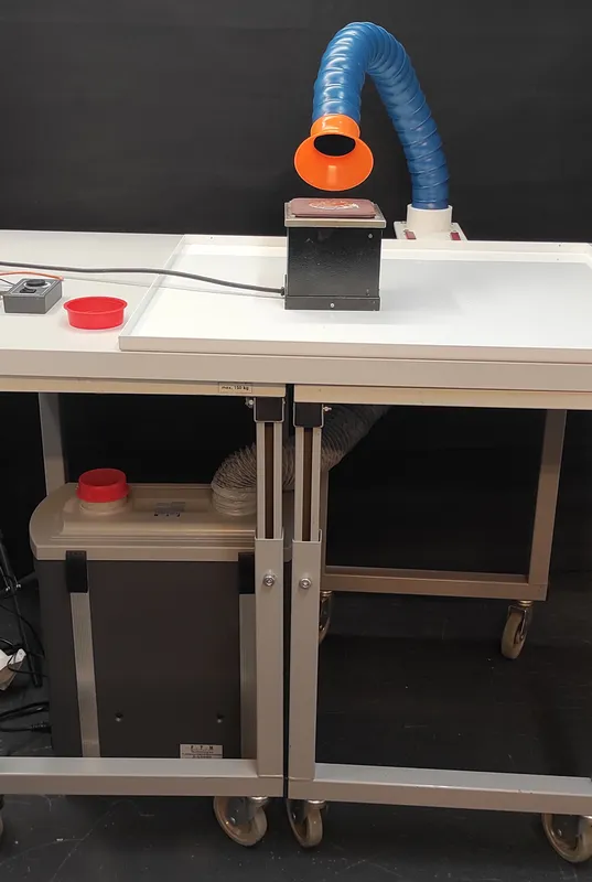 FTM Technologies HI-HEPA hotte multiposte 2 entrées Ø 75 mm HEPA