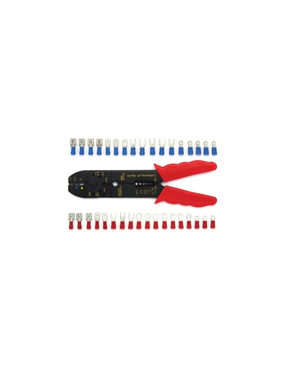 Velleman GP Series assortiment de cosses avec pince à sertir 80 pièces