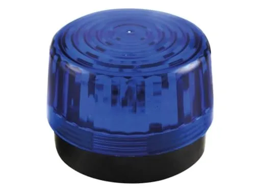 Velleman Edge Lit feu clignotant LED 12 V bleu 100 mm