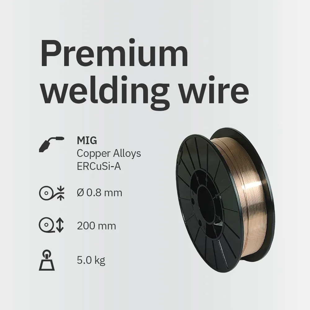 GYS fil MIG CuSi3 Ø 0,8 mm bobine 5 kg brasage