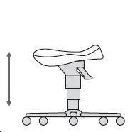 FTM Technologies Tabouret ESD assis-debout antistatique