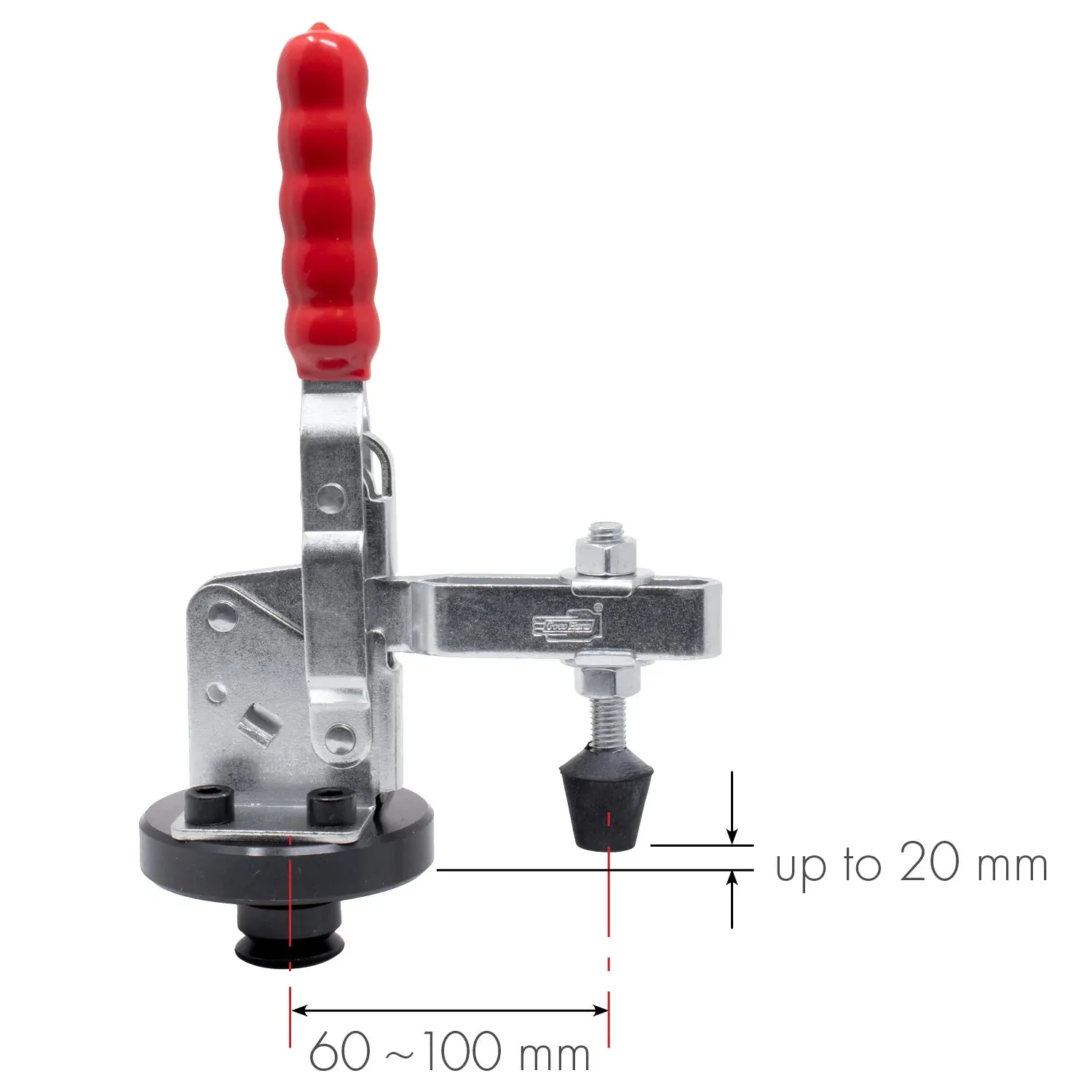 STRONG HAND EUROPE Vertical Toggle Clamp presse verticale avec adaptateur 28 mm