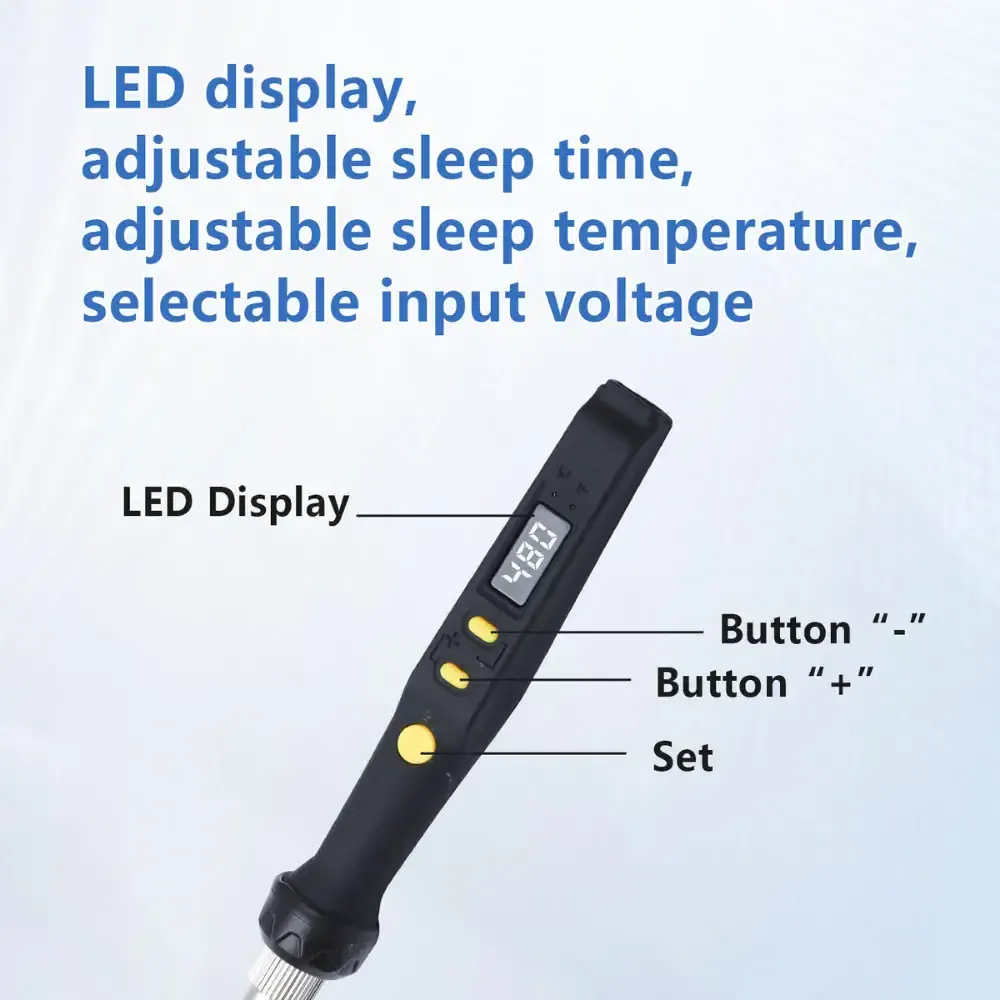 Zhongdi ZD-450 fer à souder USB-C 65 W réglable