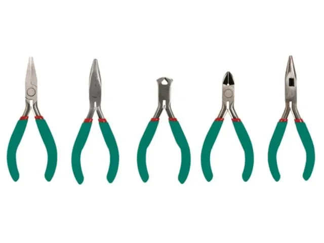 Velleman GP Series ensemble de 5 pinces de précision isolées